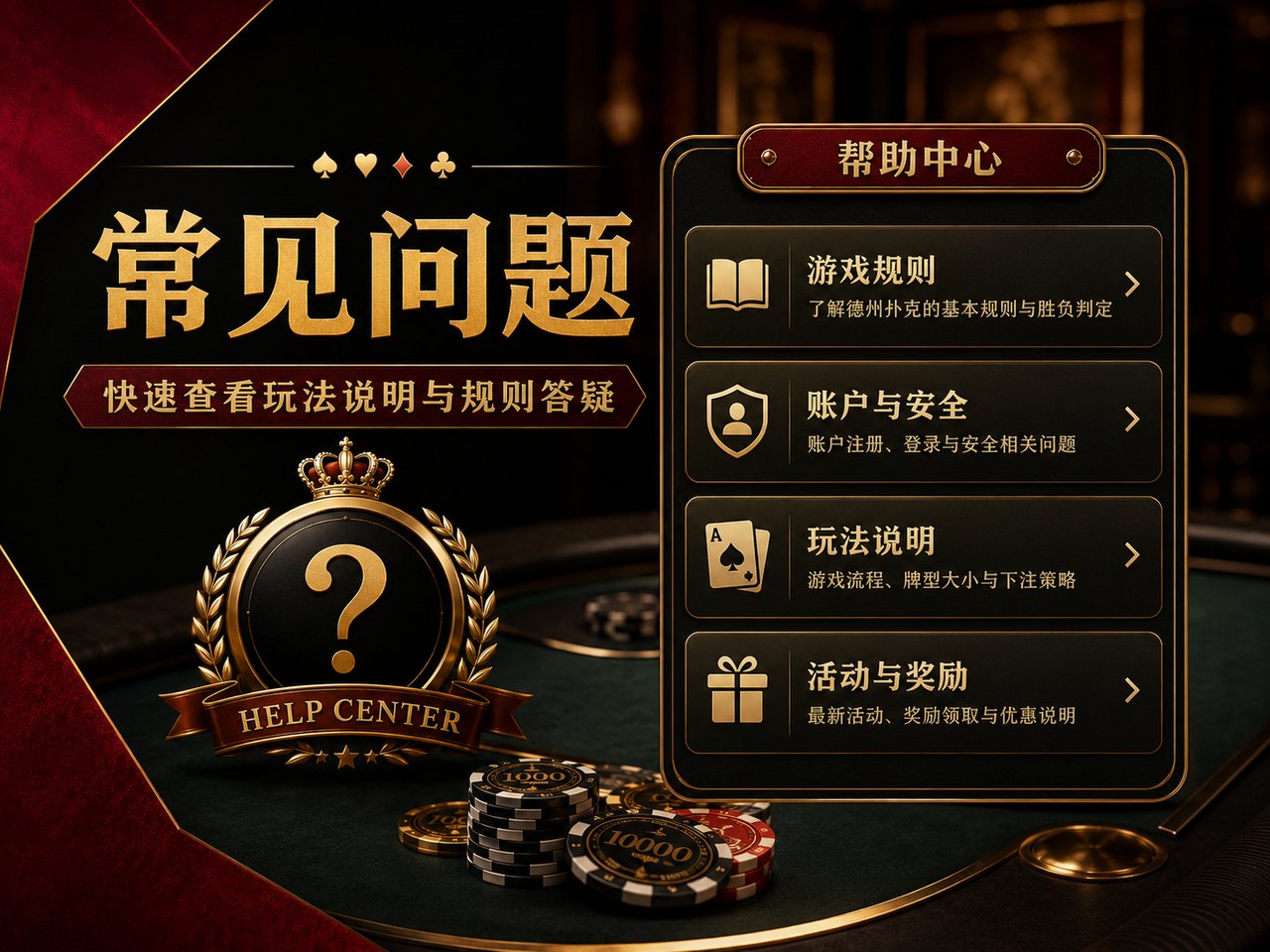 德州扑克理性娱乐提醒：规则学习和风险边界要分开